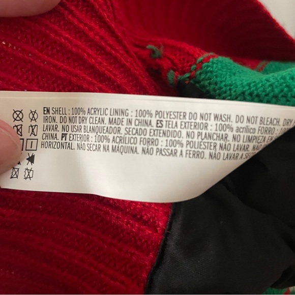 Happy Birthday Jesus Sweater‎ w/Twinkle Lights Size 0X NWT - Picture 8 of 8